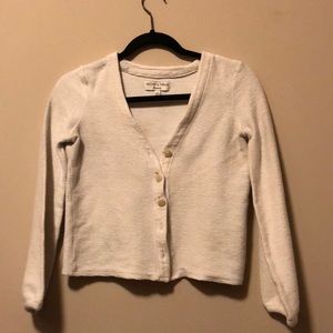 crop beige sweater